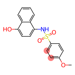 N-(4-hydroxy-1-naphthyl)-4-methoxybenzenesulfonamide