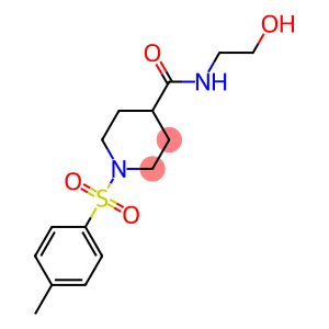 N-(2-hydroxyethyl)-1-[(4-methylphenyl)sulfonyl]-4-piperidinecarboxamide