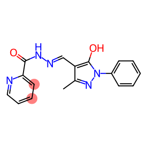 N'-[(5-hydroxy-3-methyl-1-phenyl-1H-pyrazol-4-yl)methylene]-2-pyridinecarbohydrazide