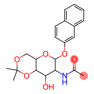 N-[8-hydroxy-2,2-dimethyl-6-(2-naphthyloxy)hexahydropyrano[3,2-d][1,3]dioxin-7-yl]acetamide