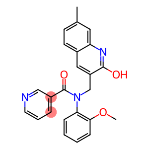 N-[(2-hydroxy-7-methyl-3-quinolinyl)methyl]-N-(2-methoxyphenyl)nicotinamide