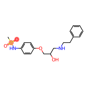 N-[4-[2-Hydroxy-3-(2-phenylethylamino)propyloxy]phenyl]methanesulfonamide