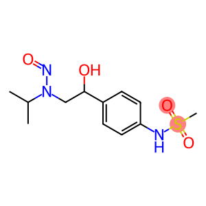 N-[4-[1-Hydroxy-2-(isopropylnitrosoamino)ethyl]phenyl]methanesulfonamide