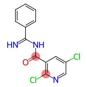 N3-IMINO(PHENYL)METHYL-2,5-DICHLORONICOTINAMIDE