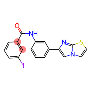 N-(3-imidazo[2,1-b][1,3]thiazol-6-ylphenyl)-3-iodobenzamide