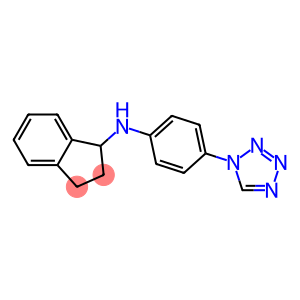 N-[4-(1H-1,2,3,4-tetrazol-1-yl)phenyl]-2,3-dihydro-1H-inden-1-amine