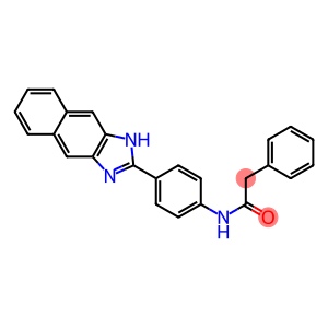 N-[4-(1H-naphtho[2,3-d]imidazol-2-yl)phenyl]-2-phenylacetamide