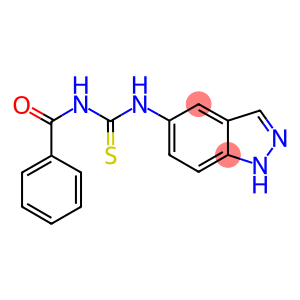 N-((1H-INDAZOL-5-YLAMINO)THIOXOMETHYL)BENZAMIDE