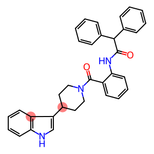 N-[2-((4-(1H-INDOL-3-YL)PIPERIDIN-1-YL)CARBONYL)PHENYL]-2,2-DIPHENYLACETAMIDE