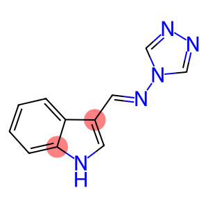 N-[-1H-INDOL-3-YLMETHYLIDENE]-4H-1,2,4-TRIAZOL-4-AMINE