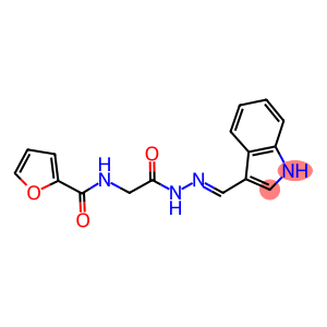 N-{2-[2-(1H-indol-3-ylmethylene)hydrazino]-2-oxoethyl}-2-furamide