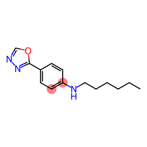 N-hexyl-4-(1,3,4-oxadiazol-2-yl)aniline