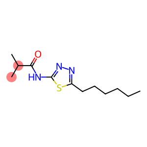 N-(5-hexyl-1,3,4-thiadiazol-2-yl)-2-methylpropanamide