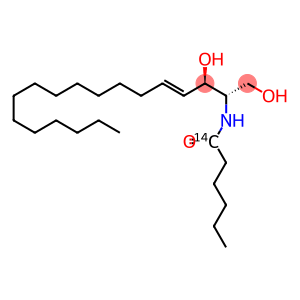 N-HEXANOYL-D-ERYTHRO-SPHINGOSINE, [HEXANOYL-1-14C]