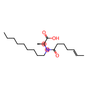 N-(5-Heptenoyl)-N-nonylalanine