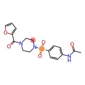 N-(4-((4-(2-FURYLCARBONYL)PIPERAZINYL)SULFONYL)PHENYL)ETHANAMIDE