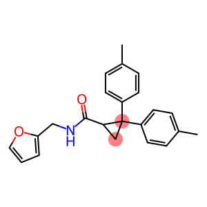 N-(2-furylmethyl)-2,2-bis(4-methylphenyl)cyclopropanecarboxamide