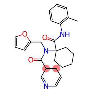 N-(2-furylmethyl)-N-[1-(2-toluidinocarbonyl)cyclohexyl]nicotinamide