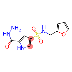 N-(2-furylmethyl)-5-(hydrazinocarbonyl)-1H-pyrrole-3-sulfonamide