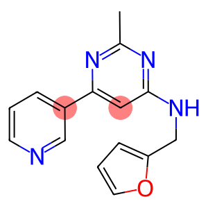 N-(2-FURYLMETHYL)-2-METHYL-6-PYRIDIN-3-YLPYRIMIDIN-4-AMINE