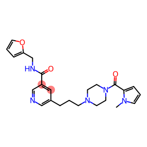 N-(2-FURYLMETHYL)-5-(3-(4-[(1-METHYL-1H-PYRROL-2-YL)CARBONYL]PIPERAZIN-1-YL)PROPYL)NICOTINAMIDE