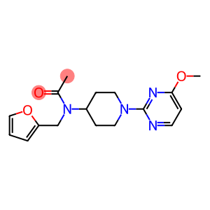 N-(2-FURYLMETHYL)-N-[1-(4-METHOXYPYRIMIDIN-2-YL)PIPERIDIN-4-YL]ACETAMIDE