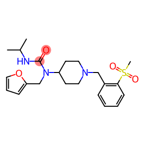 N-(2-FURYLMETHYL)-N'-ISOPROPYL-N-(1-[2-(METHYLSULFONYL)BENZYL]PIPERIDIN-4-YL)UREA