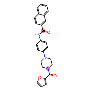 N-{4-[4-(2-furoyl)-1-piperazinyl]phenyl}-2-naphthamide