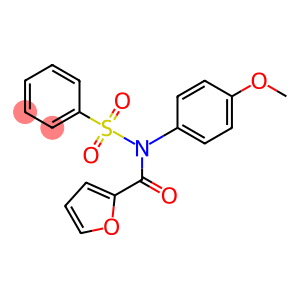 N-(2-furoyl)-N-(4-methoxyphenyl)benzenesulfonamide