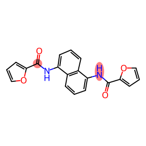 N-[5-(2-furoylamino)-1-naphthyl]-2-furamide