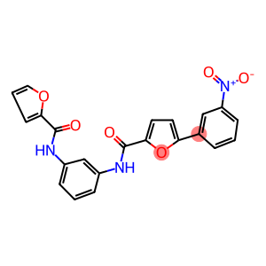 N-[3-(2-FUROYLAMINO)PHENYL]-5-(3-NITROPHENYL)-2-FURAMIDE