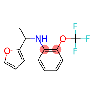 N-[1-(furan-2-yl)ethyl]-2-(trifluoromethoxy)aniline