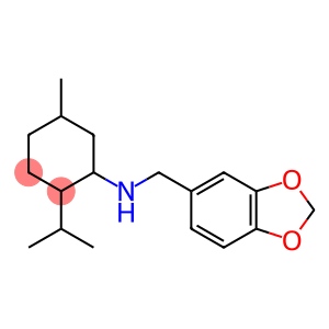 N-(2H-1,3-benzodioxol-5-ylmethyl)-5-methyl-2-(propan-2-yl)cyclohexan-1-amine