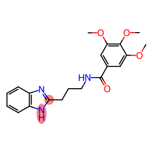 N-[3-(1H-benzimidazol-2-yl)propyl]-3,4,5-trimethoxybenzamide