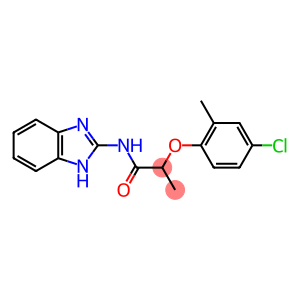 N-(1H-benzimidazol-2-yl)-2-(4-chloro-2-methylphenoxy)propanamide