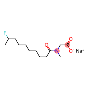 N-(9-Fluorodecanoyl)-N-methylglycine sodium salt