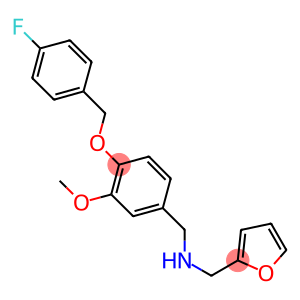 N-{4-[(4-fluorobenzyl)oxy]-3-methoxybenzyl}-N-(2-furylmethyl)amine
