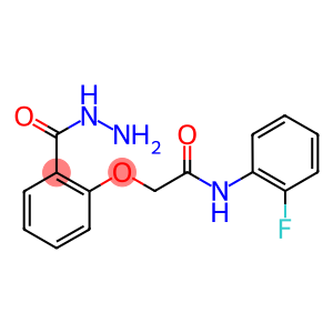 N-(2-FLUORO-PHENYL)-2-(2-HYDRAZINOCARBONYL-PHENOXY)-ACETAMIDE