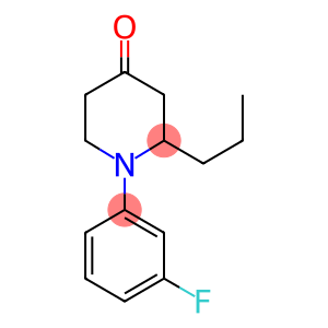 1-N-(3'-FLUOROPHENYL)-2-PROPYL-PIPERIDIN-4-ONE