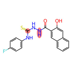 N-(4-fluorophenyl)-2-(3-hydroxy-2-naphthoyl)-1-hydrazinecarbothioamide