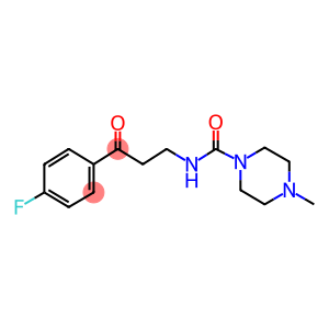 N-[3-(4-FLUOROPHENYL)-3-OXOPROPYL]-4-METHYLPIPERAZINE-1-CARBOXAMIDE