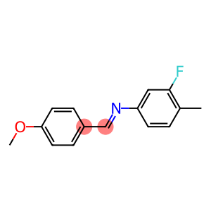 N-(3-fluoro-4-methylphenyl)-N-[(E)-(4-methoxyphenyl)methylidene]amine