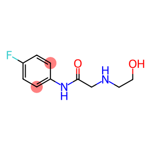 N-(4-FLUOROPHENYL)-2-[(2-HYDROXYETHYL)AMINO]ACETAMIDE