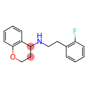 N-[2-(2-fluorophenyl)ethyl]-3,4-dihydro-2H-1-benzopyran-4-amine