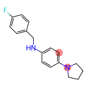 N-(4-FLUOROBENZYL)-4-PYRROLIDIN-1-YLANILINE