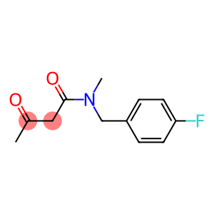 N-[(4-fluorophenyl)methyl]-N-methyl-3-oxobutanamide