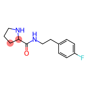 N-[2-(4-fluorophenyl)ethyl]pyrrolidine-2-carboxamide