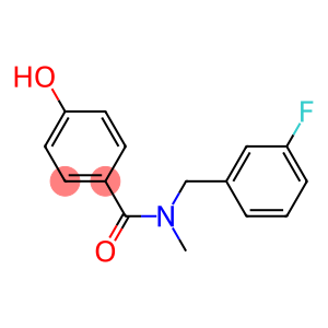 N-[(3-fluorophenyl)methyl]-4-hydroxy-N-methylbenzamide