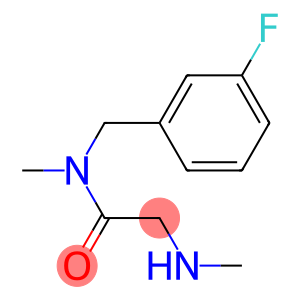 N-[(3-fluorophenyl)methyl]-N-methyl-2-(methylamino)acetamide