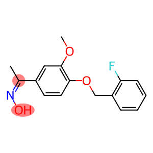 N-(1-{4-[(2-fluorophenyl)methoxy]-3-methoxyphenyl}ethylidene)hydroxylamine